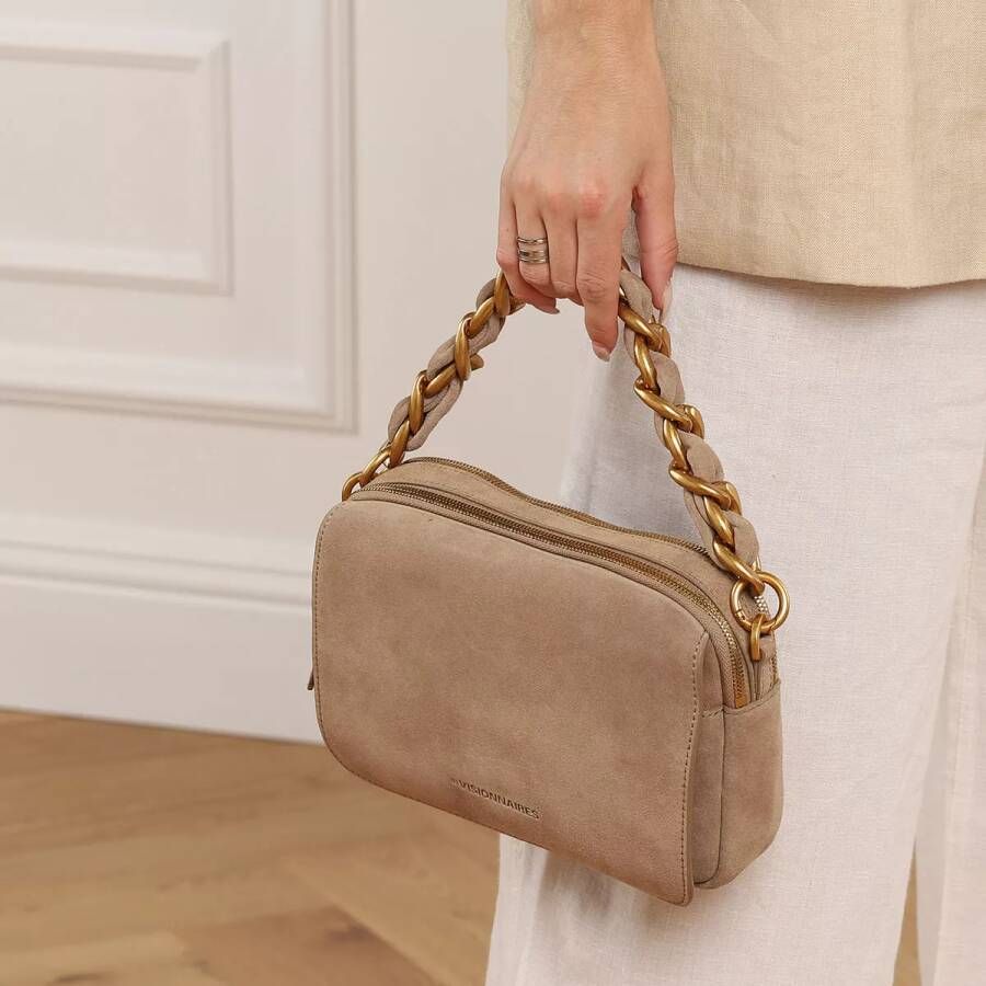 LES VISIONNAIRES Crossbody bags Emily Chain in beige