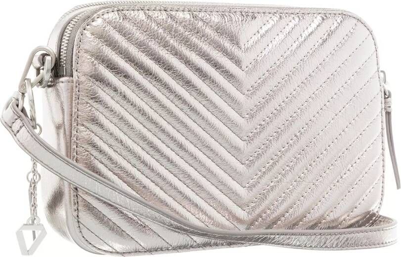 LES VISIONNAIRES Crossbody bags Lola Metallic in zilver