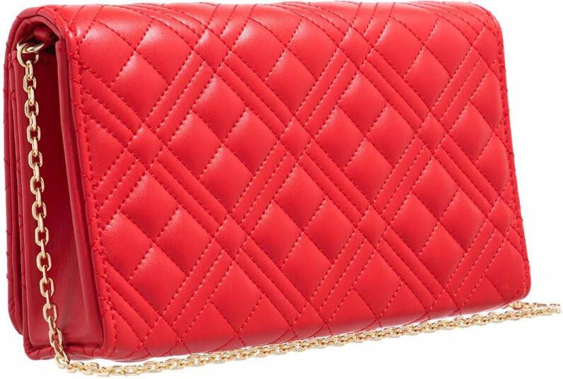 Love Moschino Clutches Borsa Quilted Pu in rood