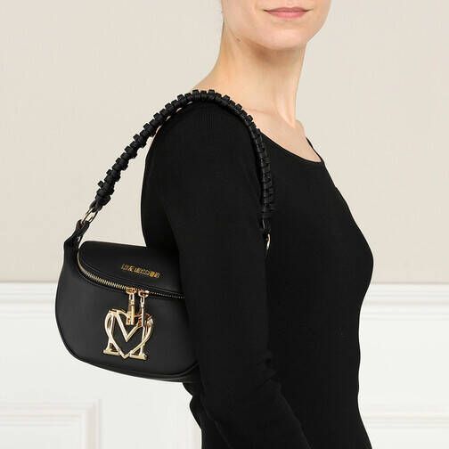 Aigner Elegante leren schoudertas met magneetsluiting Blue Dames
