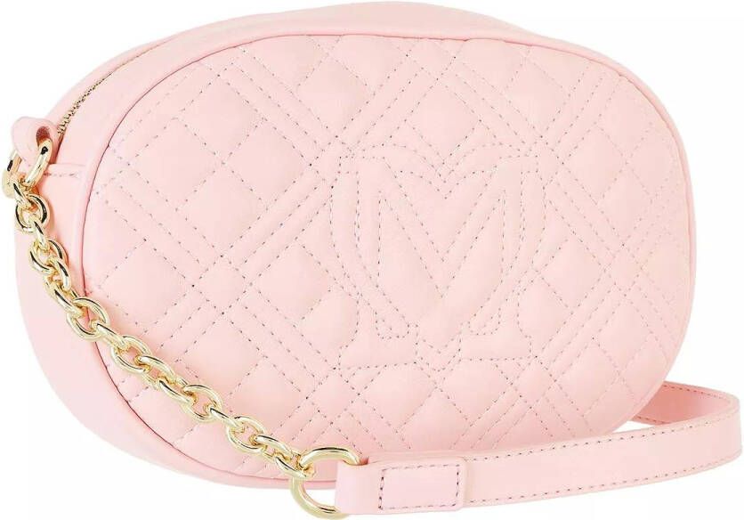 Love Moschino Crossbody bags Borsa Quilted Pu in poeder roze