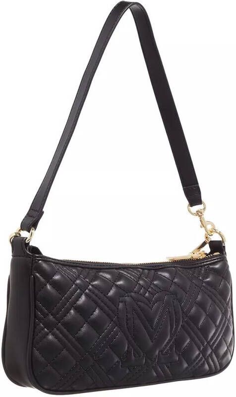Love Moschino Crossbody bags Multi Chain Quilted in zwart