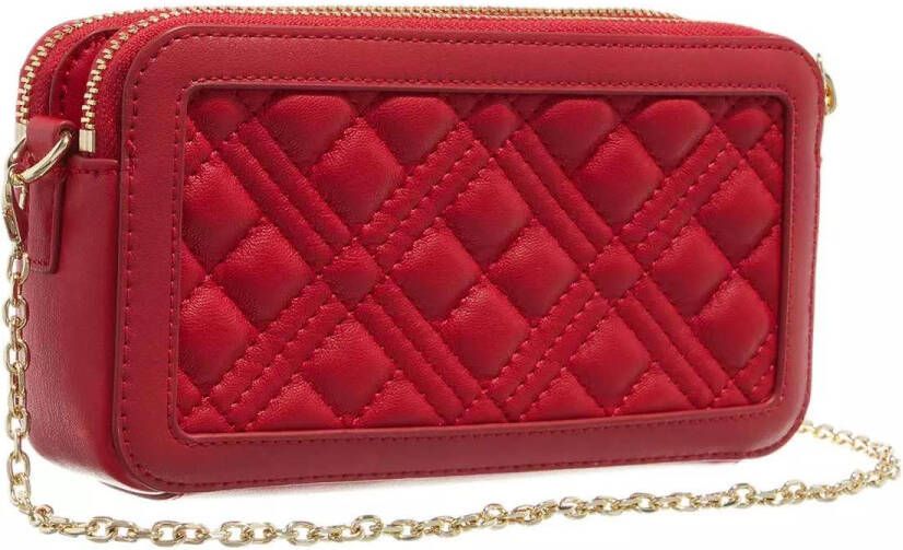 Love Moschino Crossbody bags Sling Quilted in rood