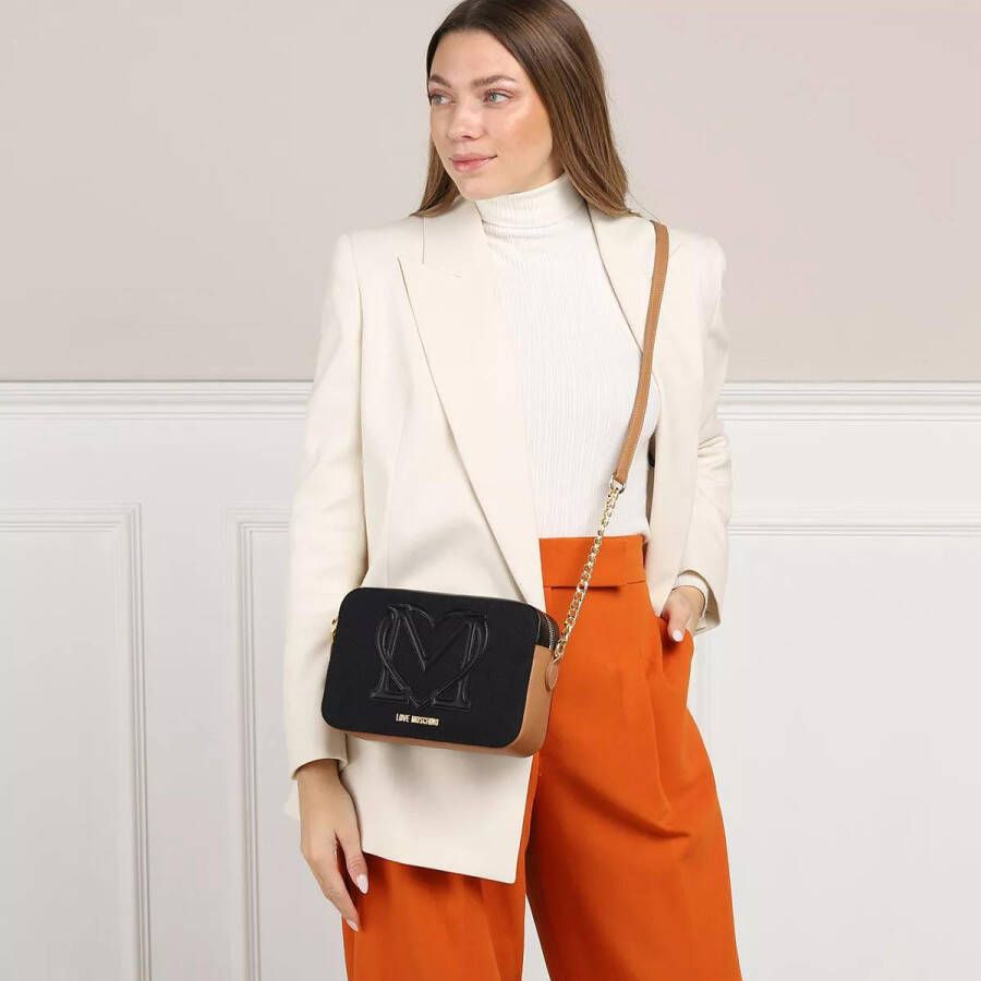 Love Moschino Crossbody bags Sporty Love in zwart
