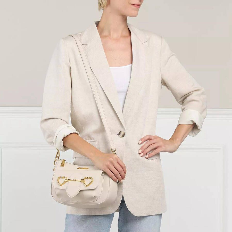 Love Moschino Hobo bags Borsa Pu in crème