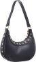 Moschino Love Hobo Schoudertas van Zwart Leer Black Dames - Thumbnail 2