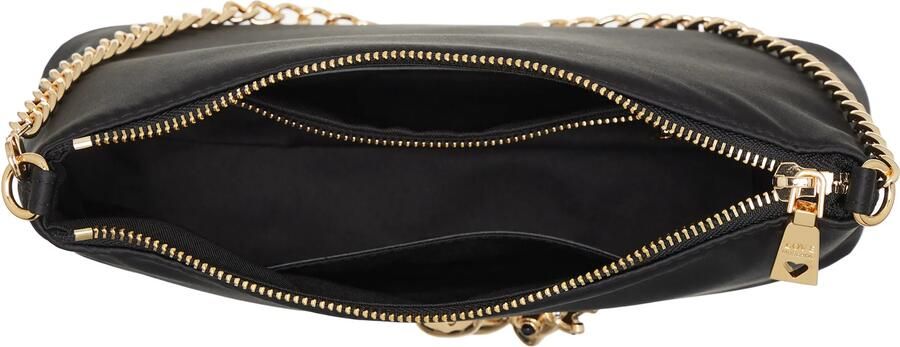 Love Moschino Satijnen Schoudertas in Zwart Black Dames - Foto 2