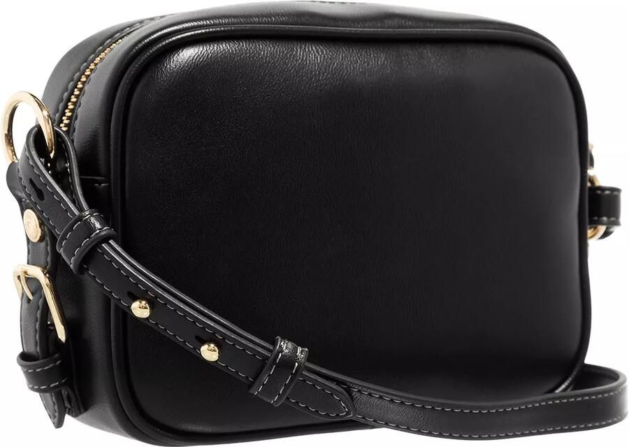 Love Moschino Zwarte Schoudertas van Eco-leer Zwart Dames