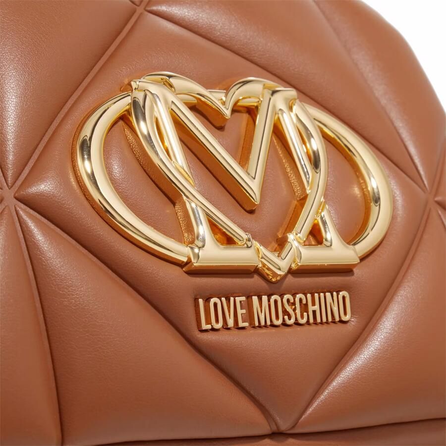 Love Moschino Bruine Gewatteerde Schoudertas Brown Dames - Foto 2