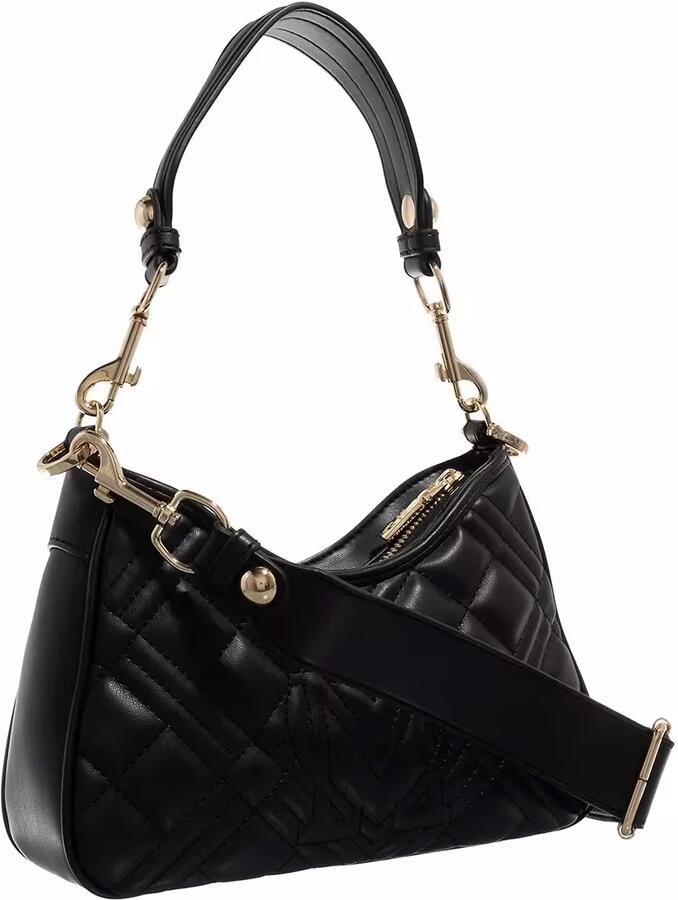 Love Moschino Zwarte Polyethyleen Handtas Elegant Ontwerp Vrouwen Black Dames - Foto 2