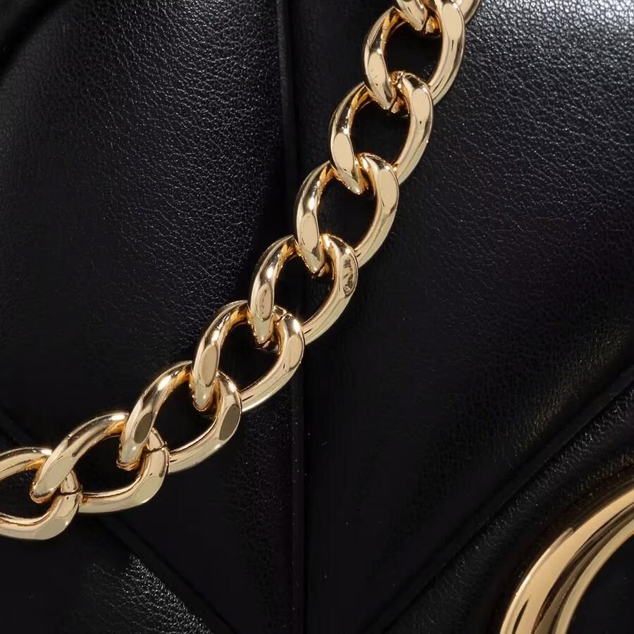 Love Moschino Zwarte Polyethyleen Handtas Lente Zomer Collectie Black Dames