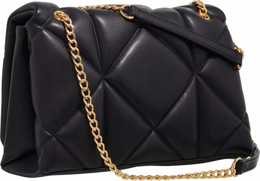 Love Moschino Zwarte Polyurethaan Medium Handtas Lente Zomer Collectie Black Dames - Foto 6