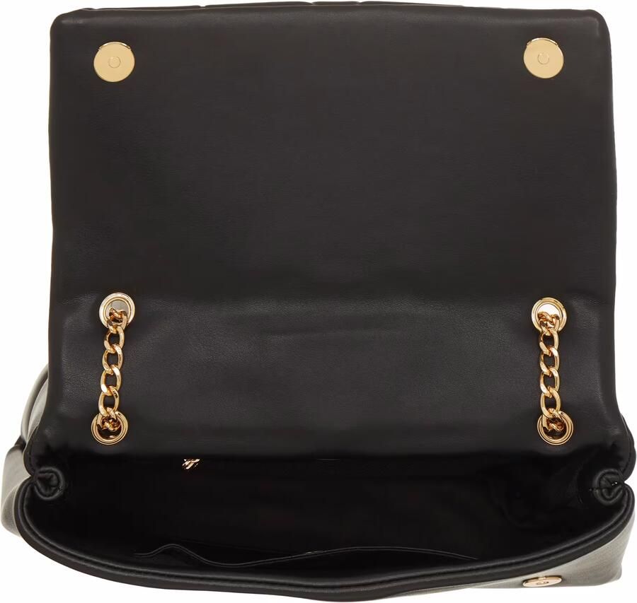 Love Moschino Zwarte Polyurethaan Medium Handtas Lente Zomer Collectie Black Dames - Foto 4