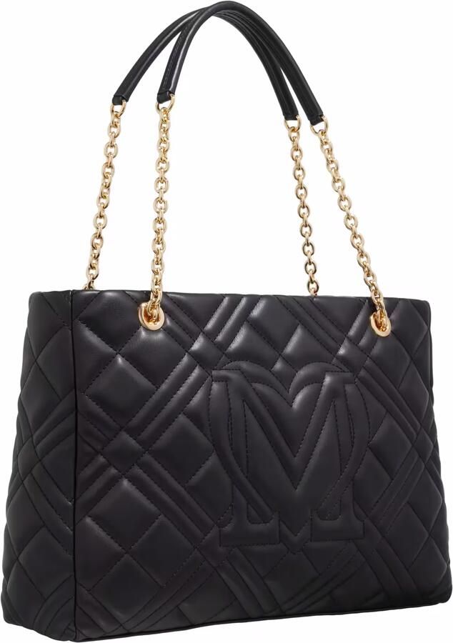 Love Moschino Zwarte Polyethyleen Handtas Lente Zomer Collectie Black Dames - Foto 3