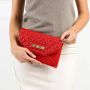 Love Moschino Satchels Borsa Quilted Pu in rood - Thumbnail 1
