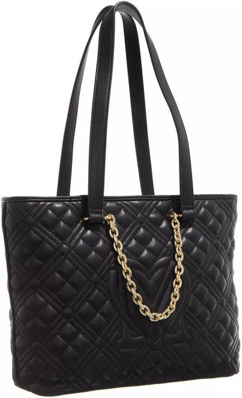 Love Moschino Shoppers Borsa Quilted Pu Bag in zwart