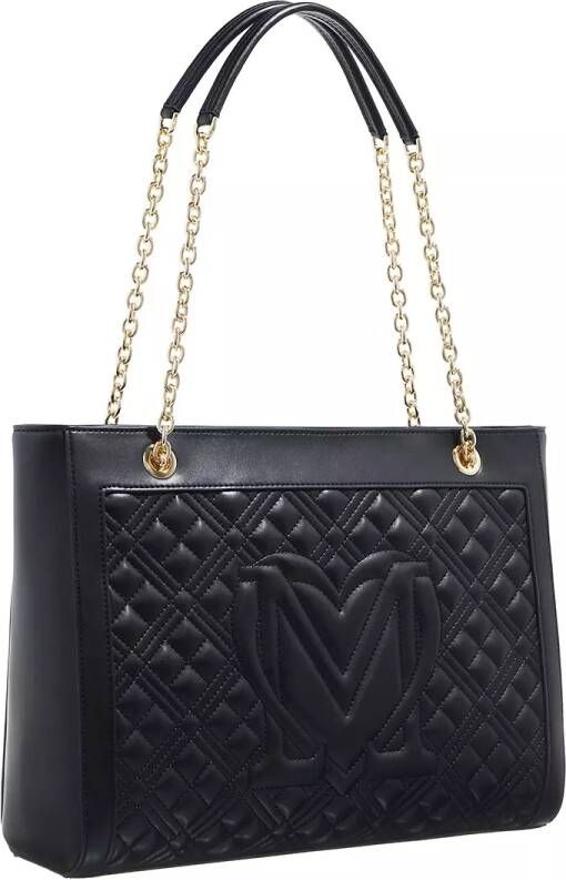 Love Moschino Shoppers Quilted Bag in zwart