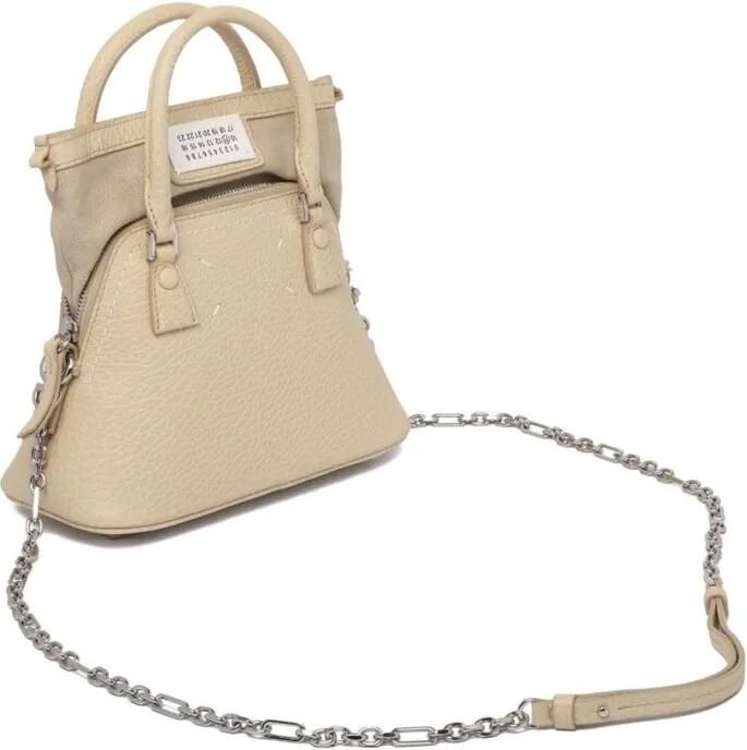 Maison Margiela Crossbody bags Sand Beige Structured Bag in beige
