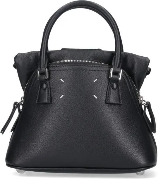 Maison Margiela Hobo bags Structured Textured Leather Shoulder Bag in zwart - Foto 2
