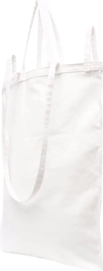 Maison Margiela Shoppers & Totes Mm6 Oversize Logo Tote Bag in wit - Foto 3