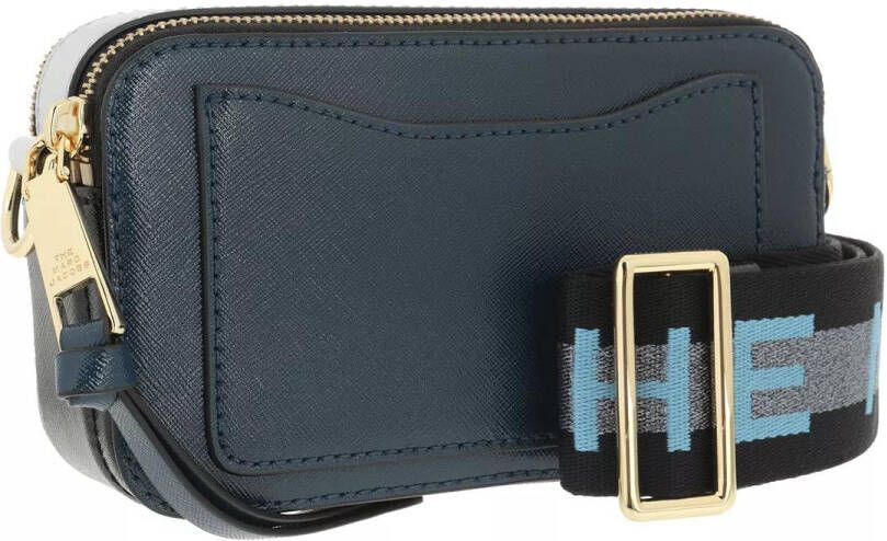 Marc Jacobs Crossbody bags Logo Strap Snapshot Small Camera Bag Leather in blauw