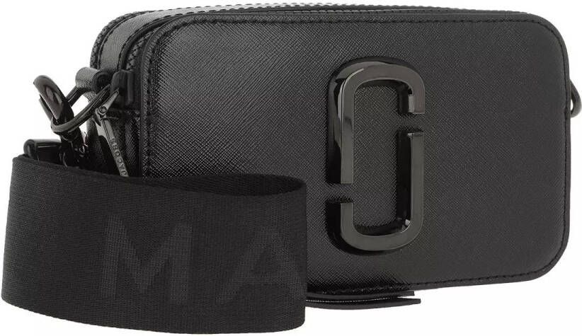 Marc Jacobs Monochrome Snapshot Tas met Verstelbare Band Black