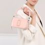 Marc Jacobs Crossbody bags The Snapshot Leather Crossbody Bag in poeder roze - Thumbnail 1