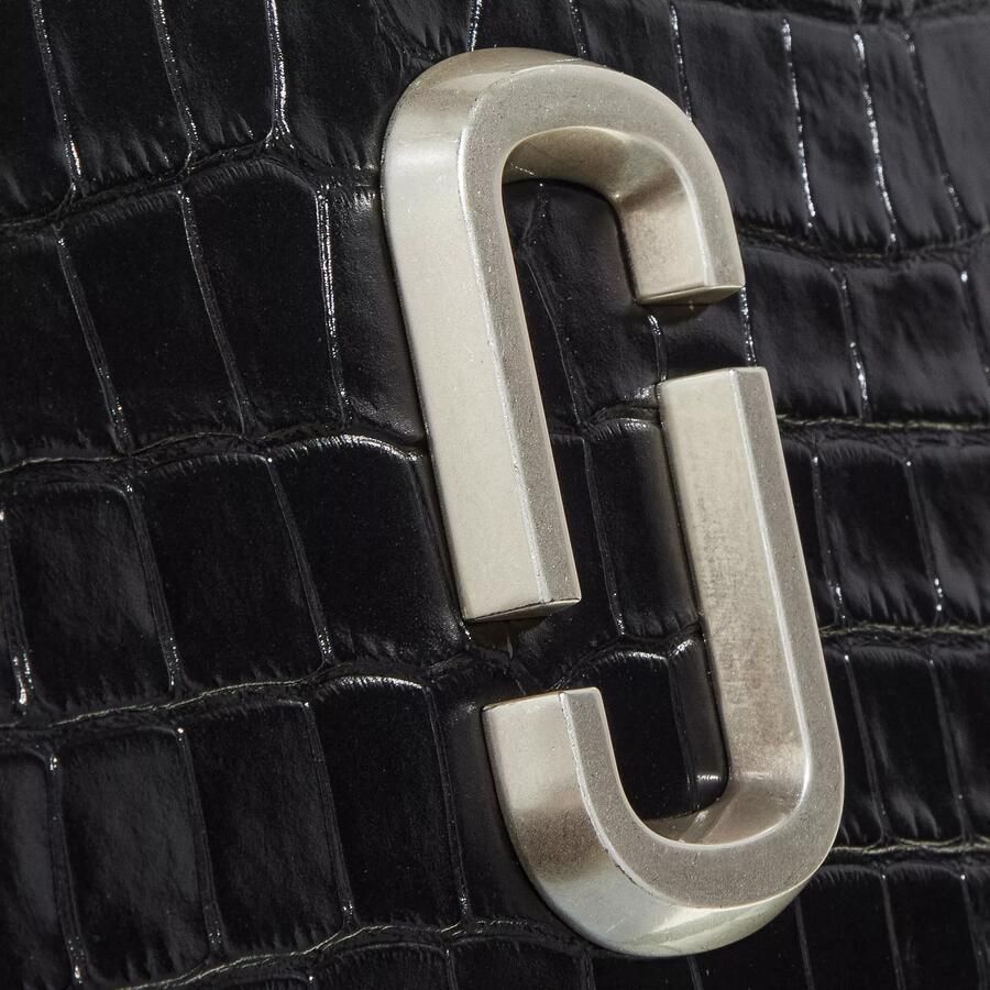 Marc Jacobs Croc Embossed Shoulder Snapshot Tas Black Dames - Foto 2