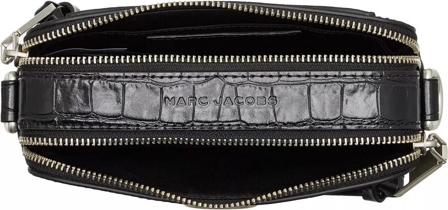 Marc Jacobs Croc Embossed Shoulder Snapshot Tas Black Dames - Foto 5