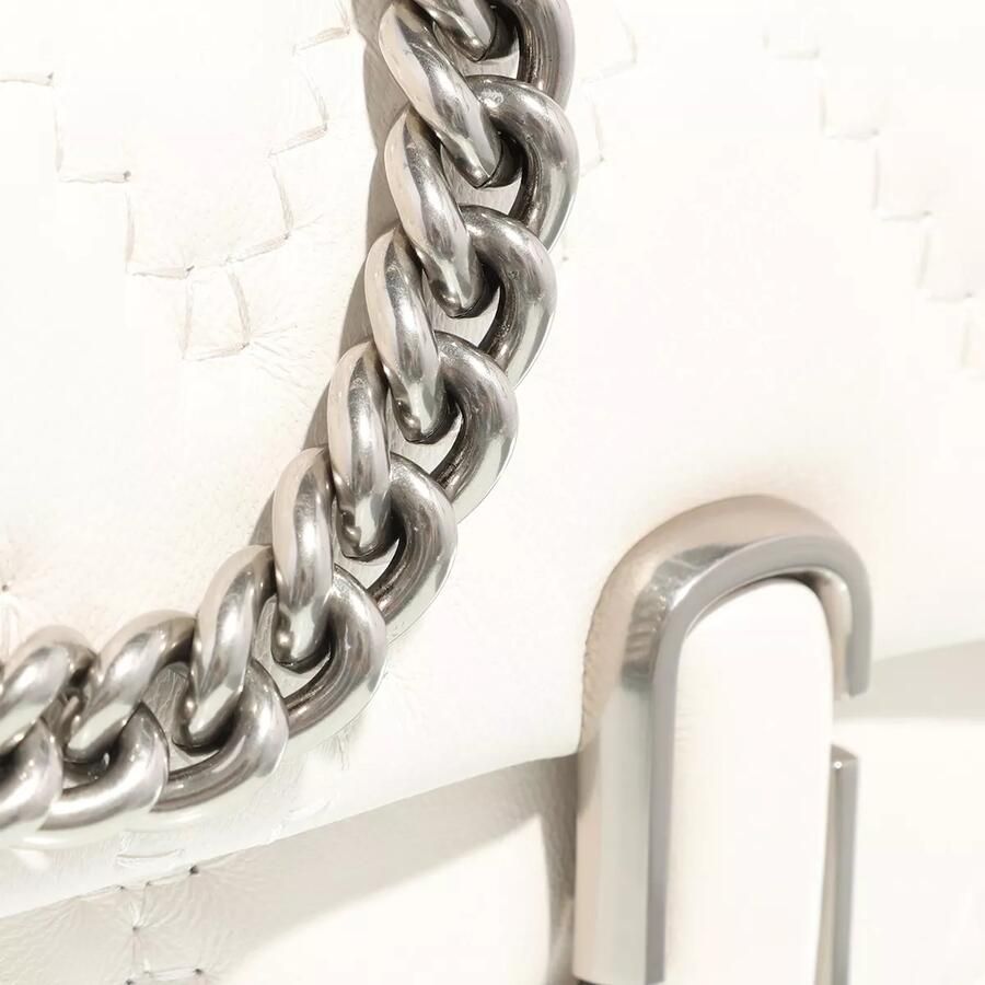 Marc Jacobs Gewatteerde Mini Schoudertas met Logo Plaque White Dames - Foto 2