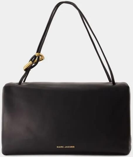 Marc Jacobs Hobo bags The Big Link Shoulder Bag Leather Black in zwart