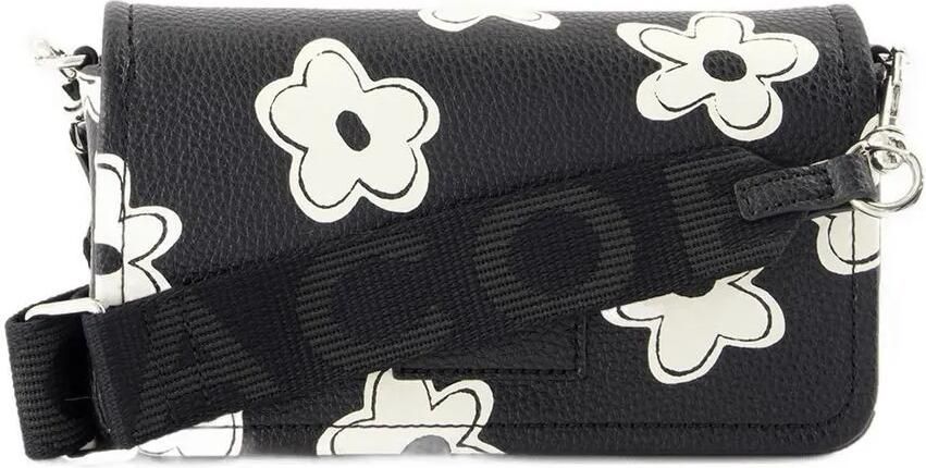 Marc Jacobs Hobo bags The Mini Crossbody Leather Black in zwart