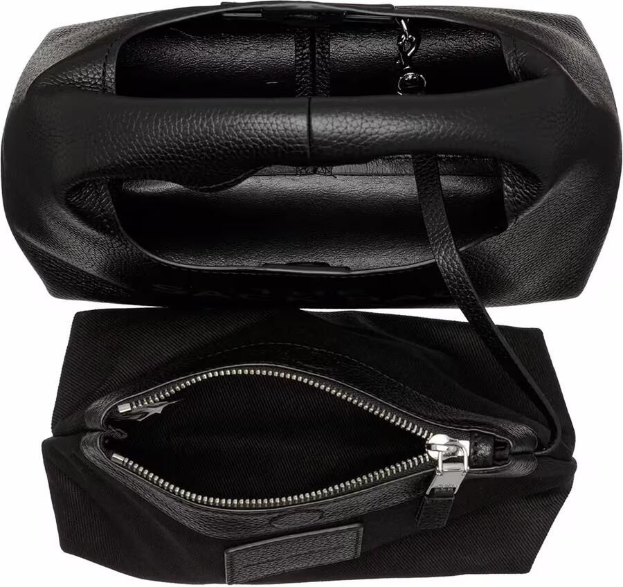 Marc Jacobs Mini Leren Handtas met Magnetische Sluiting Black Dames - Foto 3