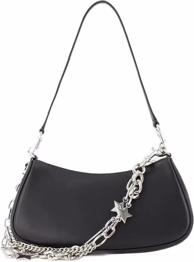 Marc Jacobs Hobo bags The Shoulder Bag Leather Black in zwart