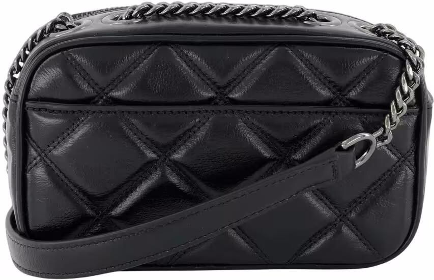 Marc Jacobs Hobo bags The Snapshot Crossbody Leather Black in zwart