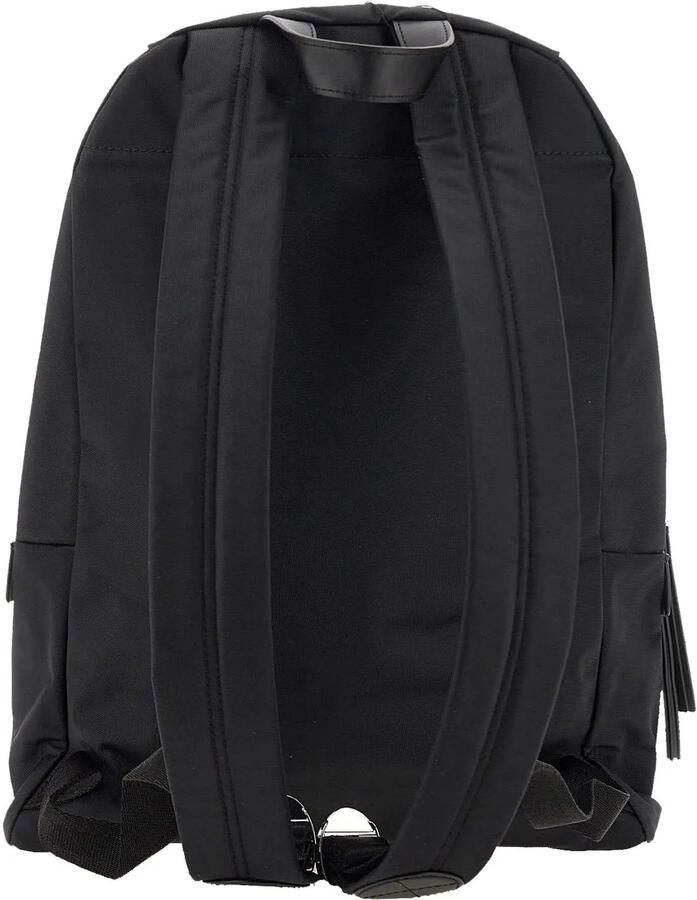 Marc Jacobs Rugzakken Large Black Nylon Backpack With Leather Accents in zwart