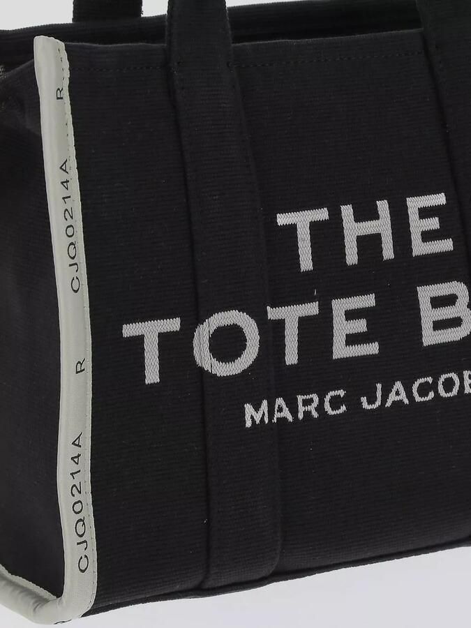 Marc Jacobs Shoppers & Totes Medium Tote' Black Tote Bag With Contrasting Logo in zwart - Foto 4