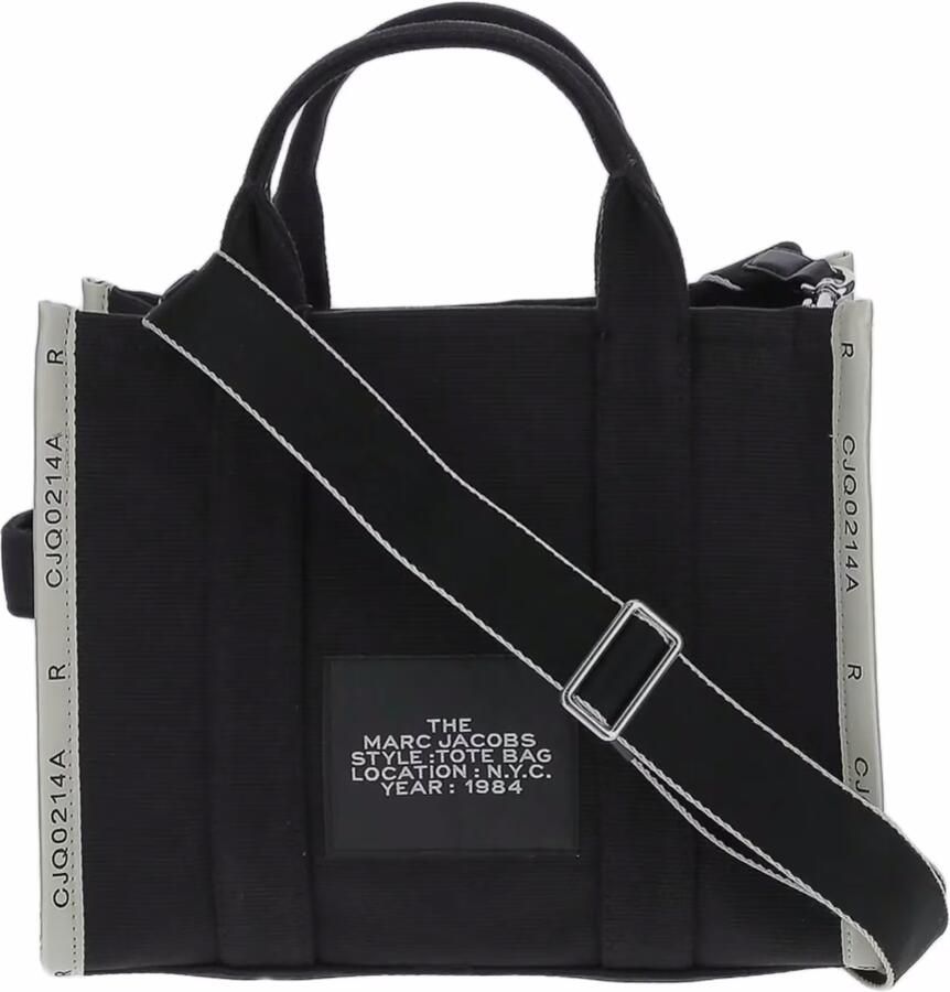 Marc Jacobs Shoppers & Totes Medium Tote' Black Tote Bag With Contrasting Logo in zwart - Foto 2