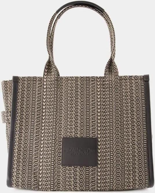 Marc Jacobs Shoppers & Totes The Large Tote Cotton Beige in bruin