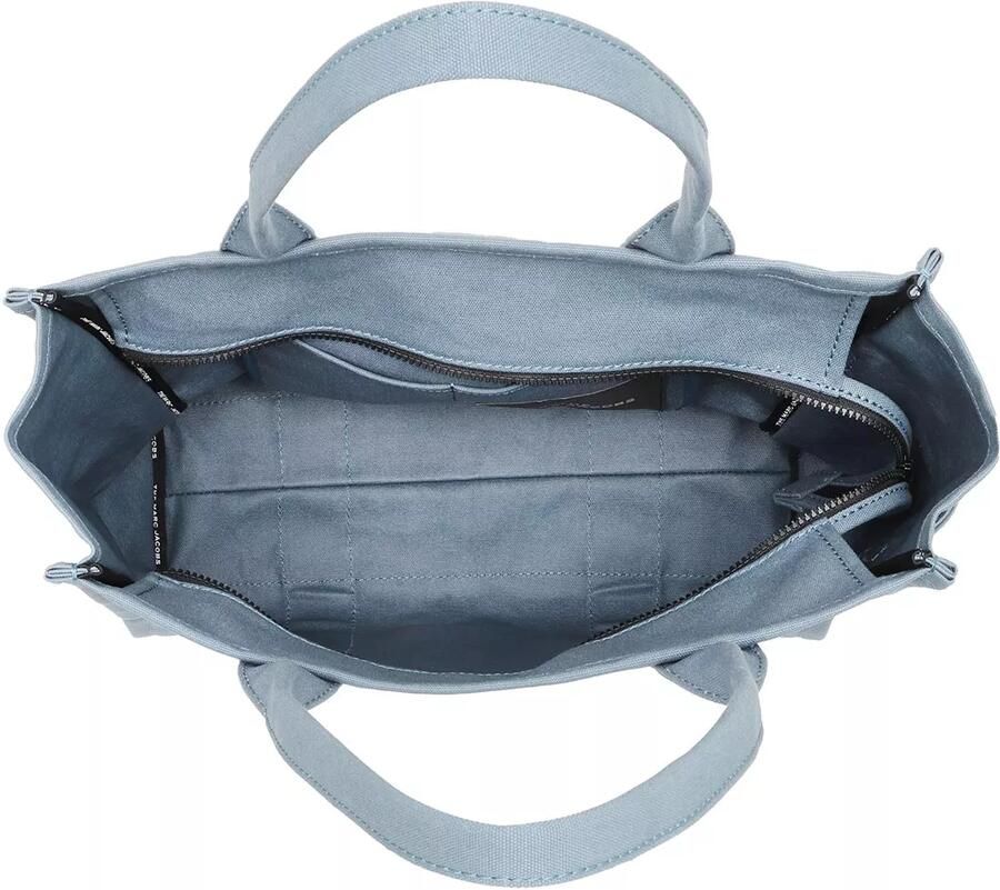 Marc Jacobs Shoppers & Totes Structured Cotton Tote With Modern Text Design in blauw - Foto 4