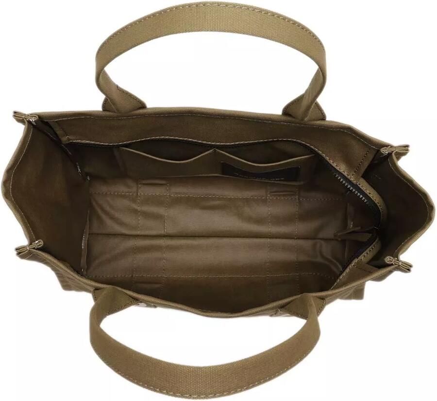 Marc Jacobs Canvas Tote met Logo Print en Ritssluiting Green Dames - Foto 2