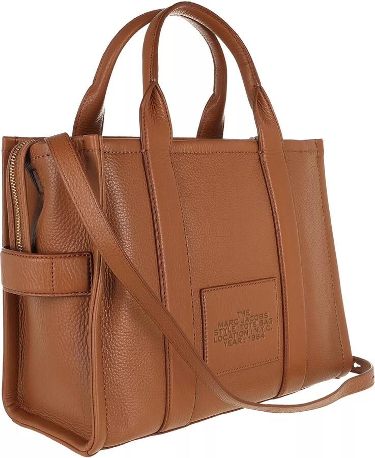 Marc Jacobs Gestructureerde Leren Tote Handtas met Schouderband Brown Dames - Foto 3