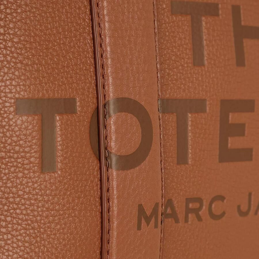 Marc Jacobs Gestructureerde Leren Tote Handtas met Schouderband Brown Dames - Foto 2