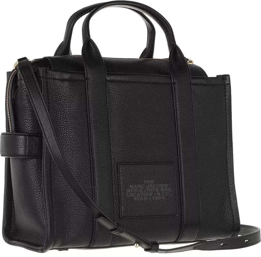Marc Jacobs Gestructureerde Leren Tote Handtas met Riem Black Dames - Foto 5