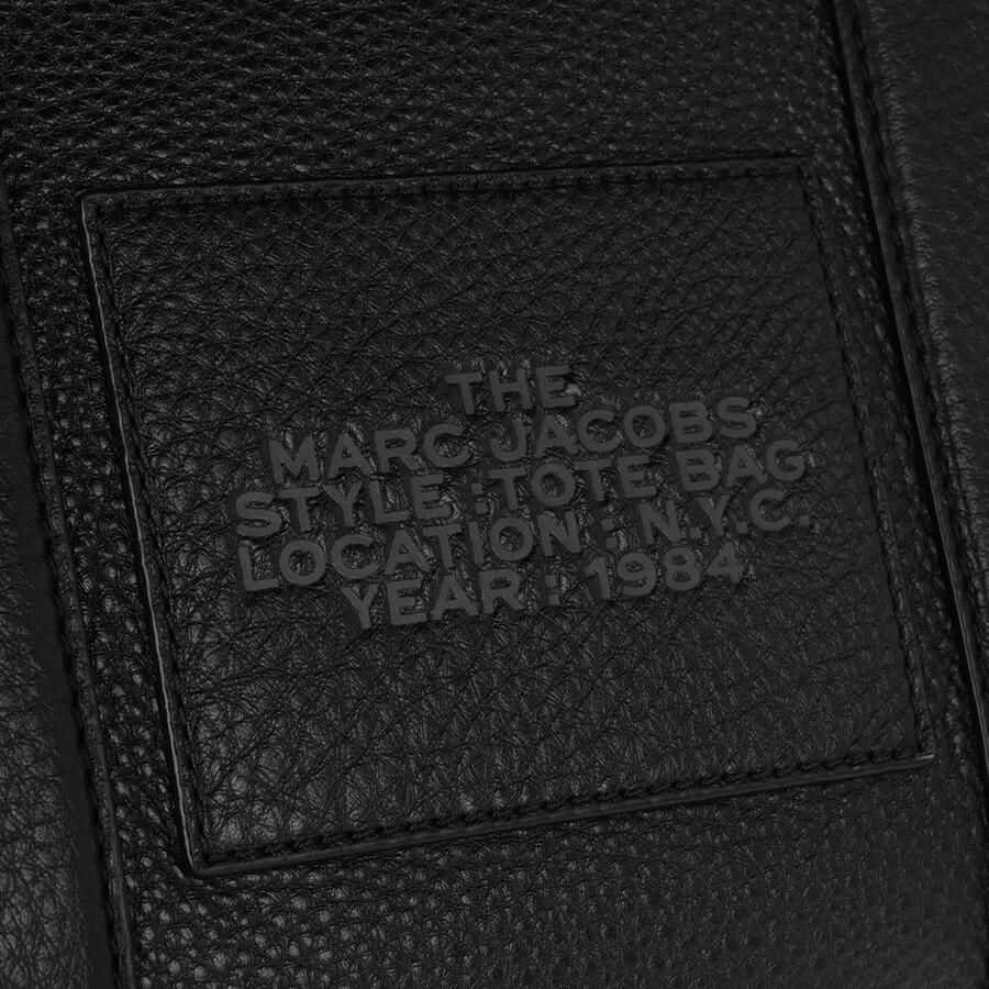 Marc Jacobs Gestructureerde Leren Tote Handtas met Riem Black Dames - Foto 4
