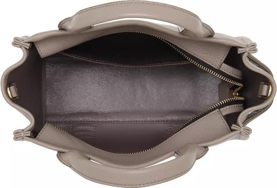 Marc Jacobs Getextureerde leren tote handtas met riem Gray Dames - Foto 8