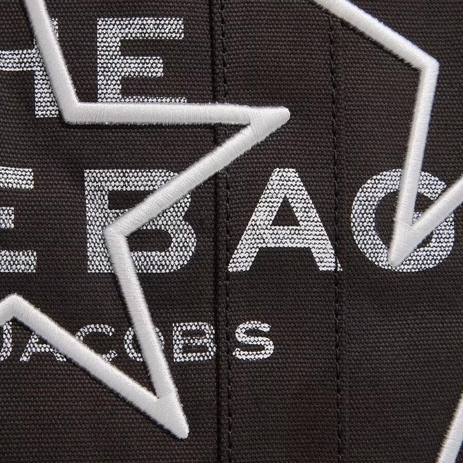 Marc Jacobs Geborduurde Sterren Canvas Tote Tas Black Dames - Foto 2