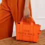 Marc Jacobs Totes The Leather Mini Tote Bag in orange - Thumbnail 1