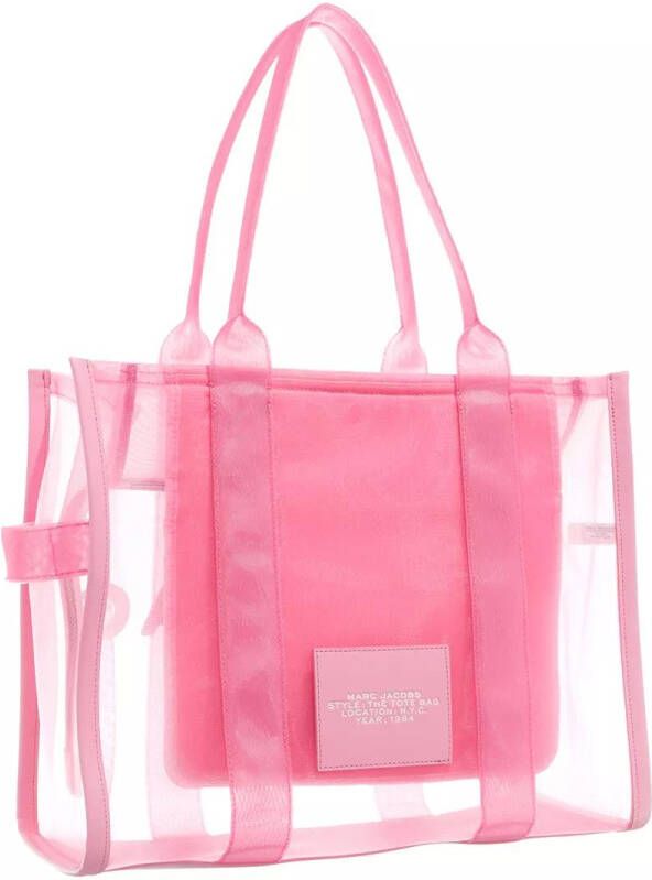 Marc Jacobs De grote mesh tote shopper tas Pink Heren