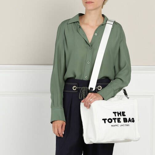 Marc Jacobs Totes The Terry Small Tote Bag in white